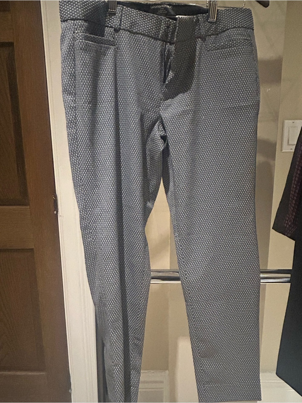 Banana Republic Black Sloan Fit Petite 4P Dress Pants